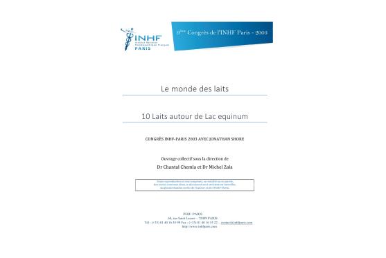 Le monde des laits